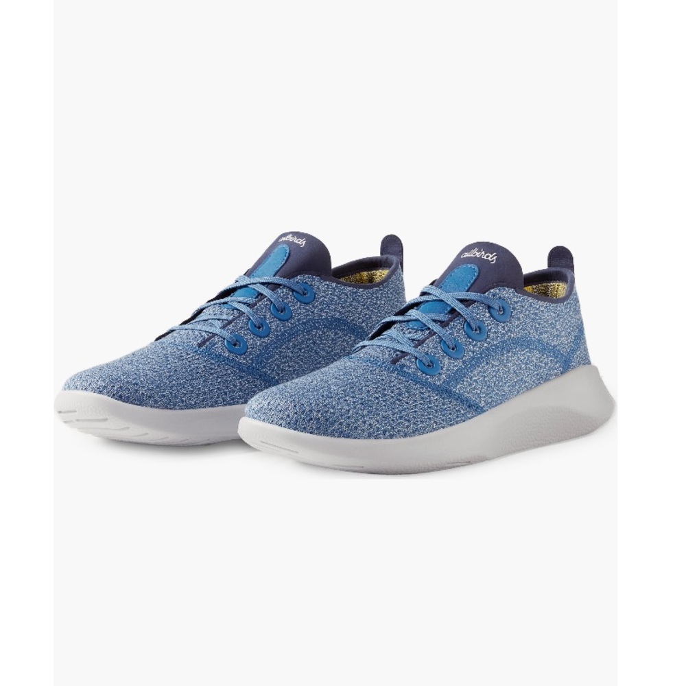 Allbirds Superlight Trainer Tencel Sneakers Basin Blue & Light Gray Women’s 5